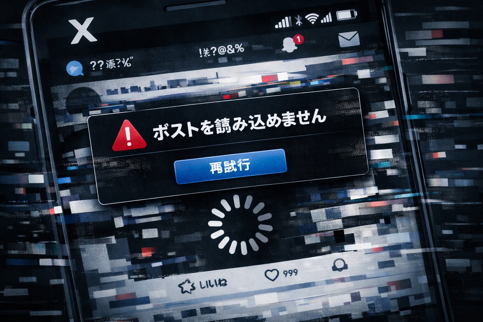 コパイロット作成、Xの不具合画像