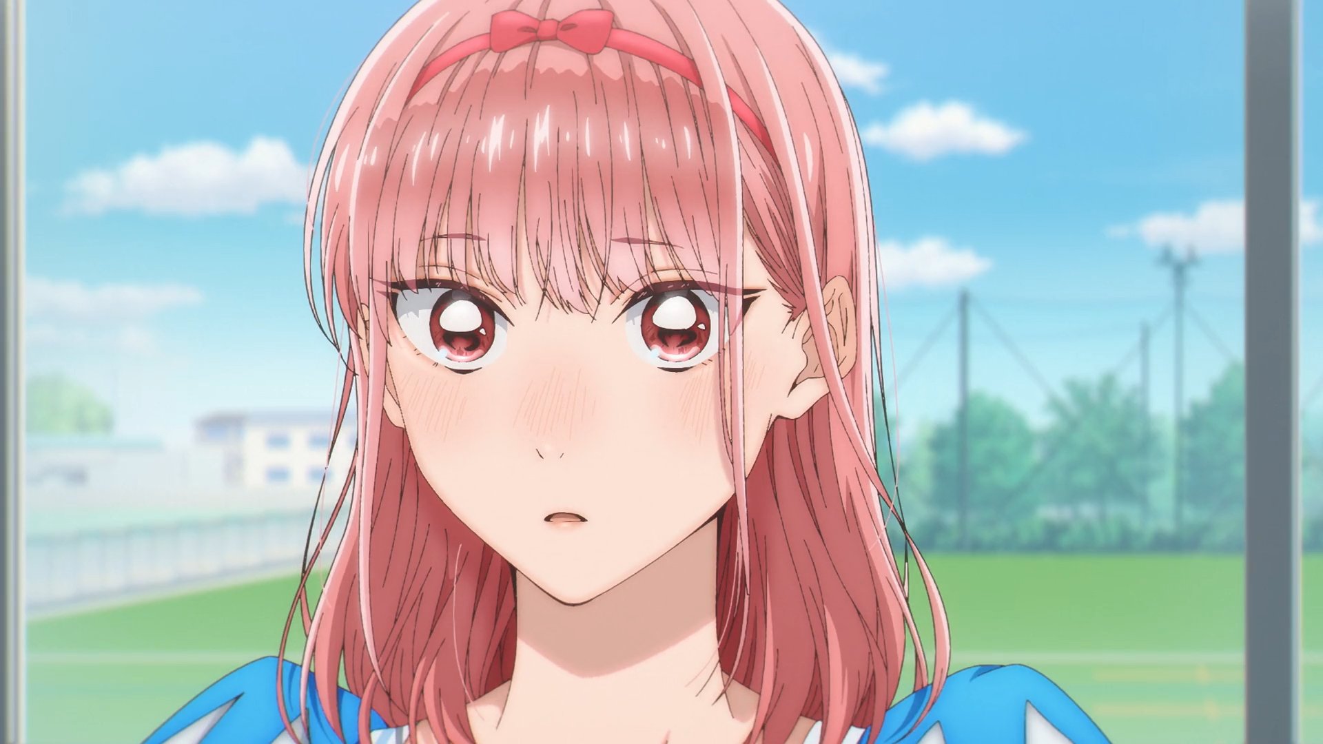アオのハコ、蝶野雛のアニメイラスト